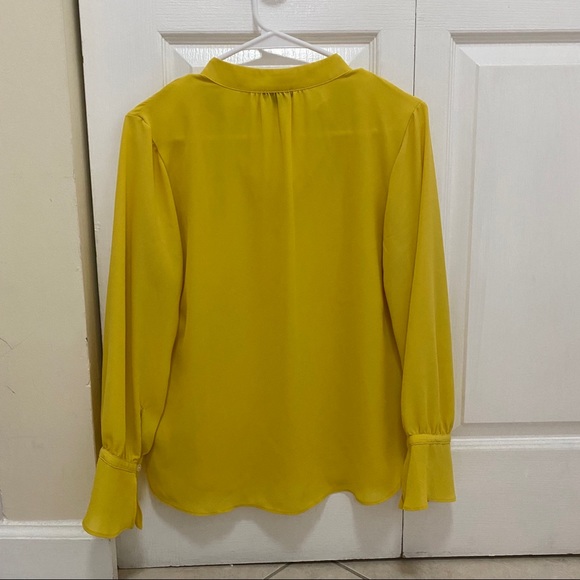 Yellow long sleeve blouse - Picture 3 of 3